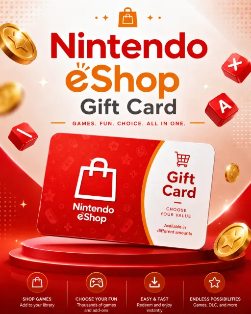 5$ USD Подарочная карта Долларов США | Nintendo eShop gift Card (US)